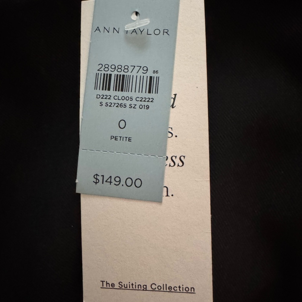 Ann Taylor The Scoop Neck Dress in Bi-Stretch Size 0 P NWT - Picture 8 of 8